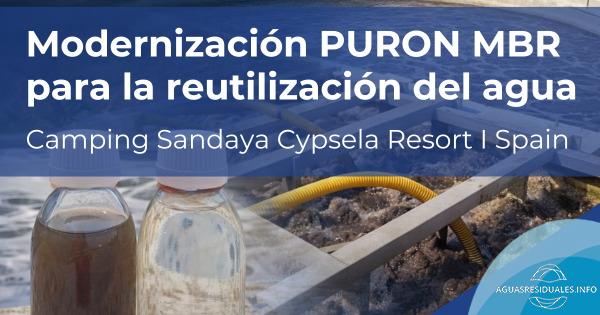 Modernización PURON MBR para la reutilización del agua
