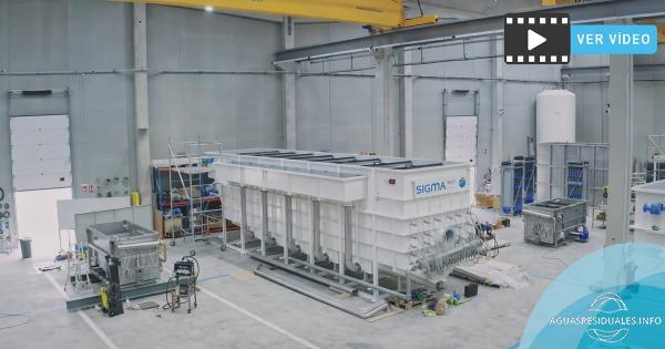 Diseño y fabricación de sistemas de flotación por aire disuelto (DAF) de SIGMADAF
