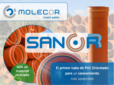 Sistema de saneamiento en PVC corrugado SANOR®