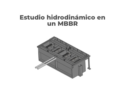 Análisis hidrodinámico de un MBBR para la mejora del proceso